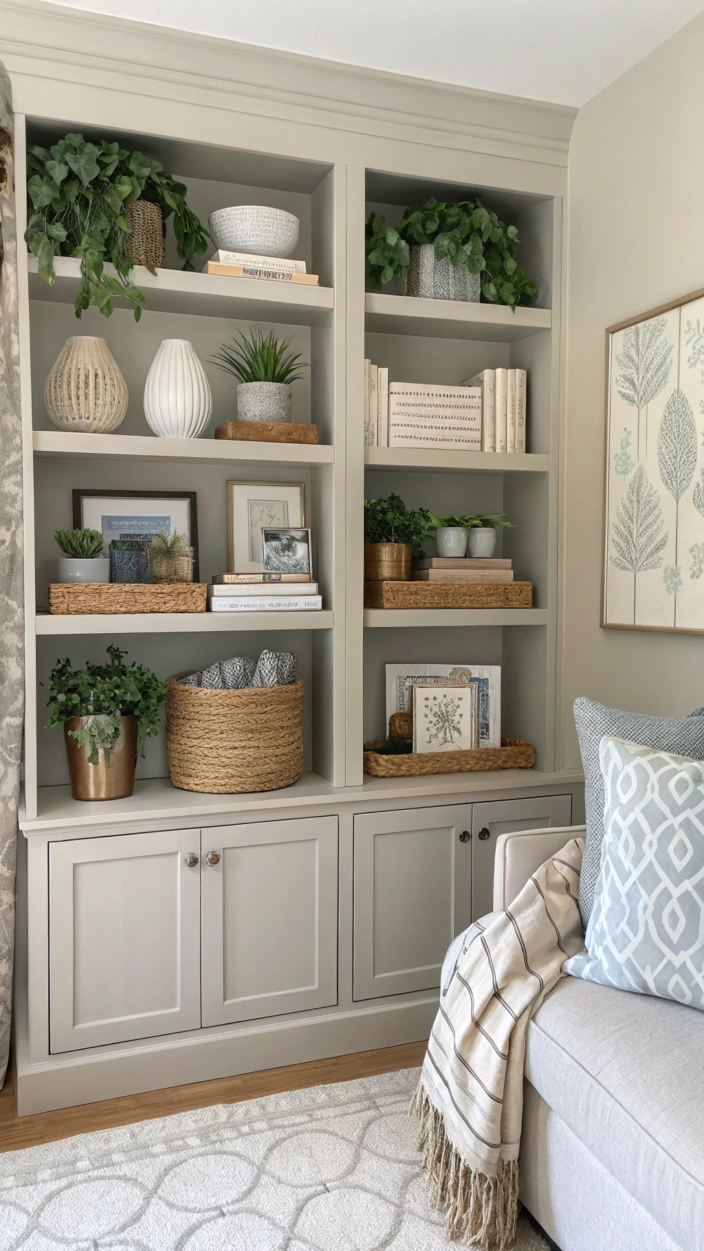 10 Ways To Style Living Room Shelves without Overthinking it