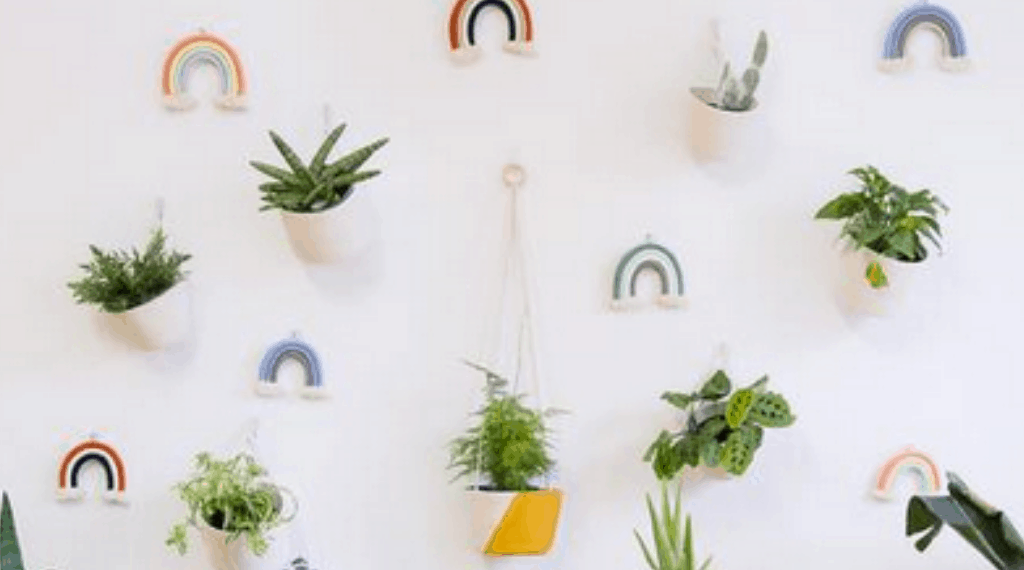 Plant Holders For Plant Theme Baby Room