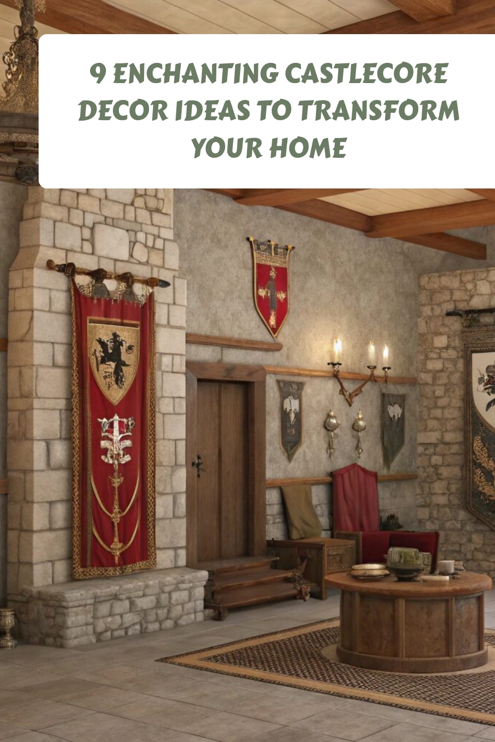 9 Enchanting Castlecore Decor Ideas to Transform your Home generated pin 4282