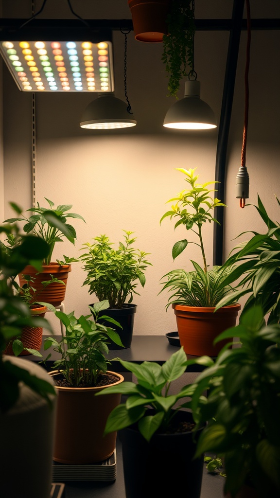 grow lights for year round gardening